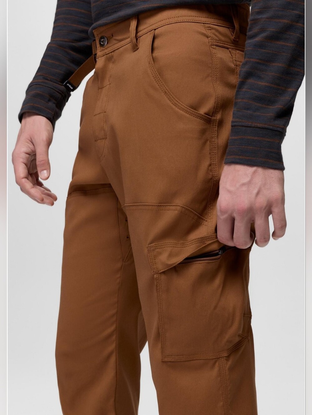Prana Stretch Zion Standard Hiking Pants 34x32 Sepia Brown Gorpcore Utility